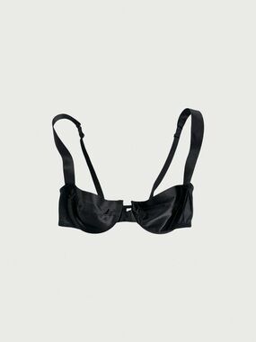 Vintage Satin Balconette Bra